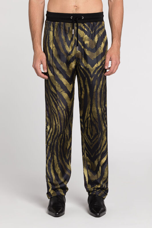 RC Freedom-Print Silk Track Pants Dark green/Black RRT25M-2N410
