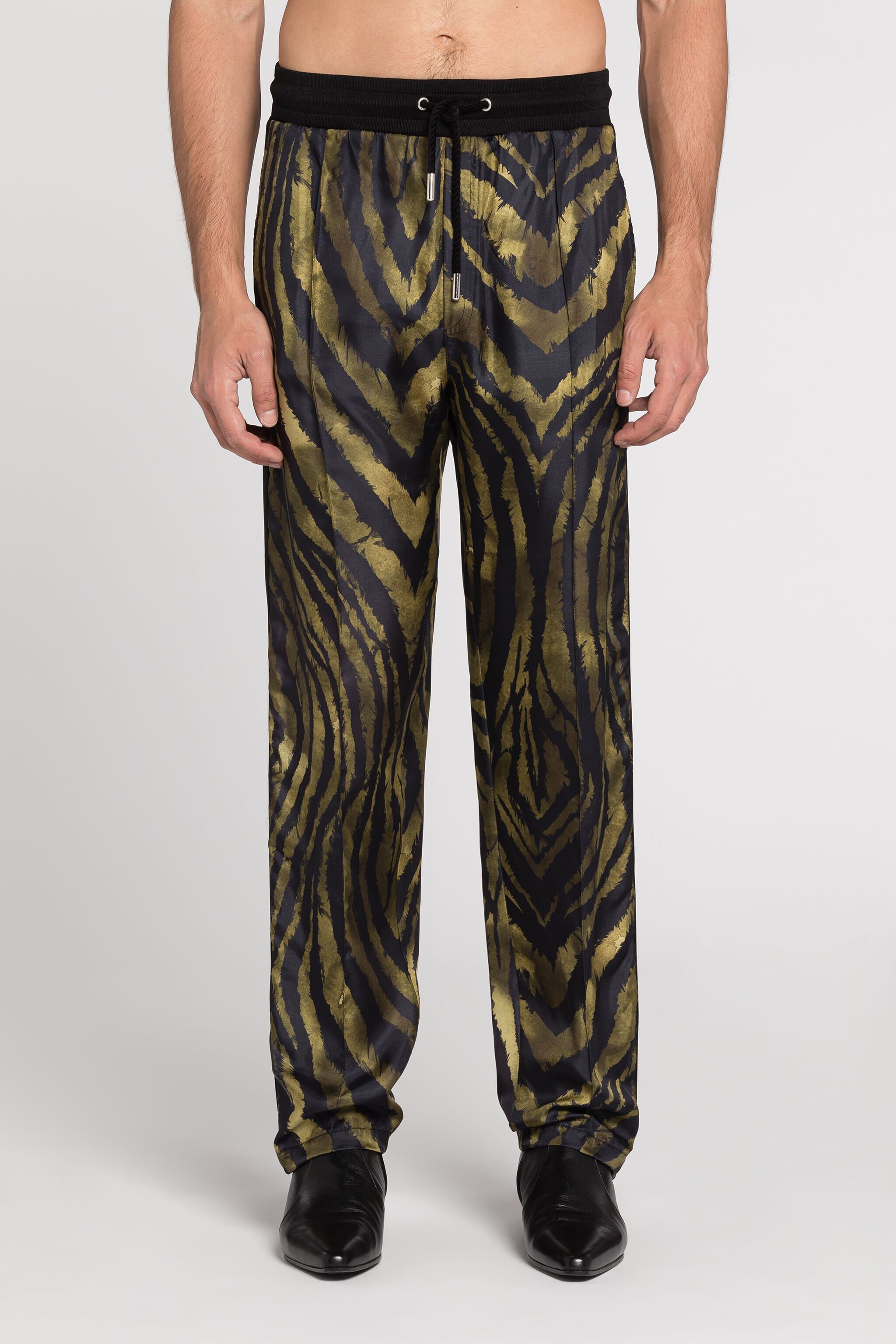 RC Freedom-Print Silk Track Pants Dark green/Black RRT25M-2N410