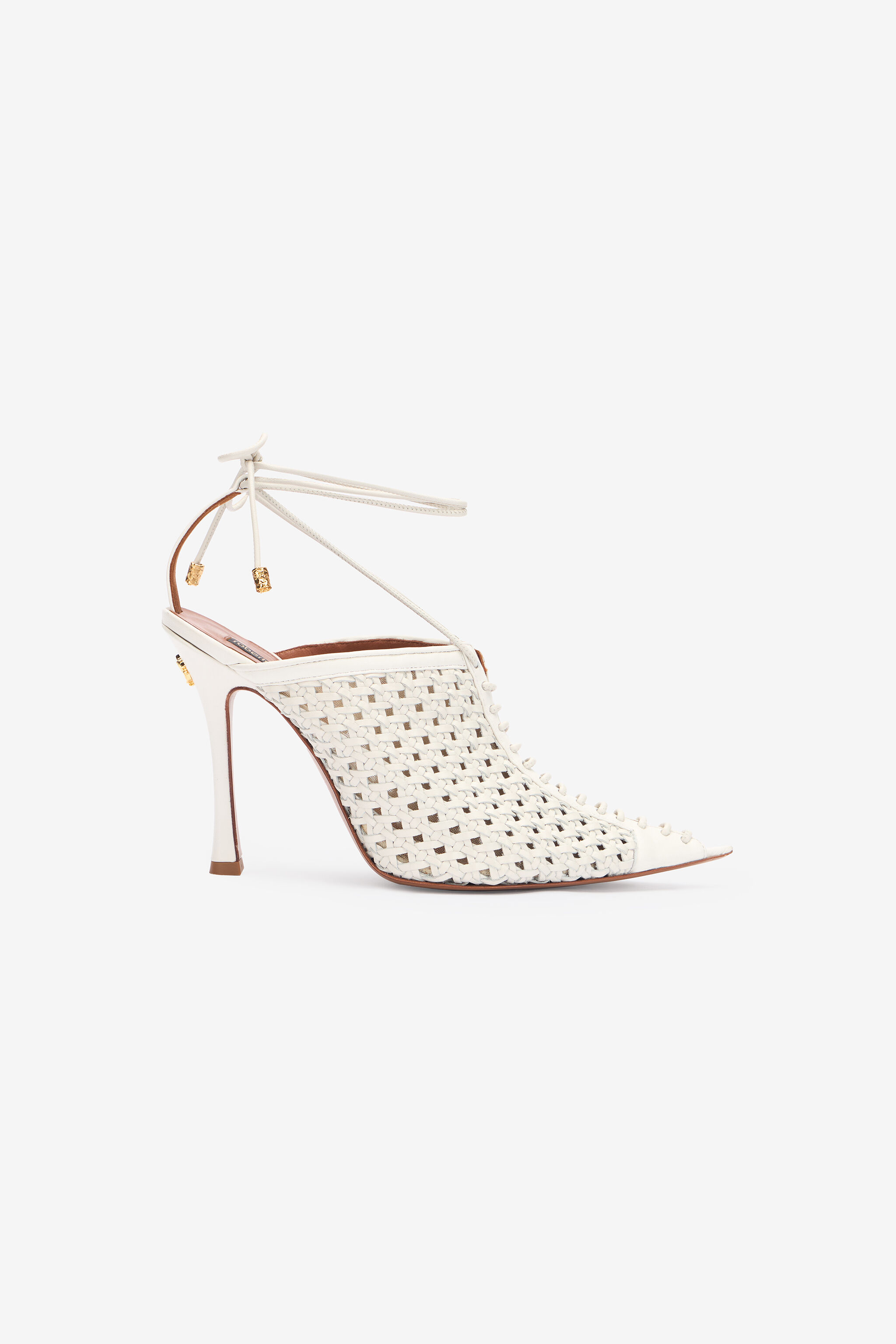 RC Mules Perforées À Lacets Blanc UWS008-PZE16