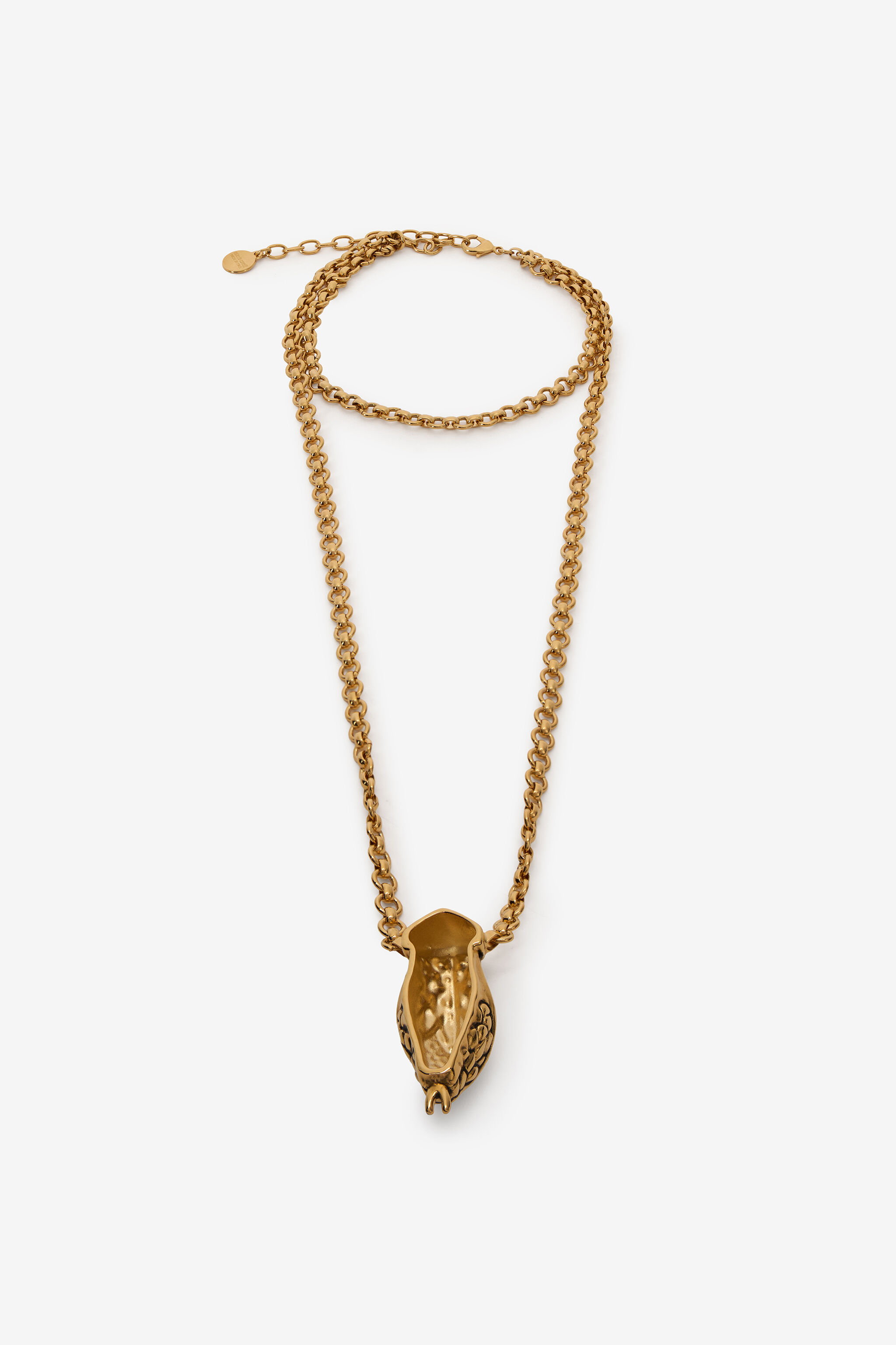 RC Antiqued Gold and Black Necklace with Snake Head RC Antiqued Gold and Black Necklace with Snake Head OLD GOLD/BLACK WWG005-AM061