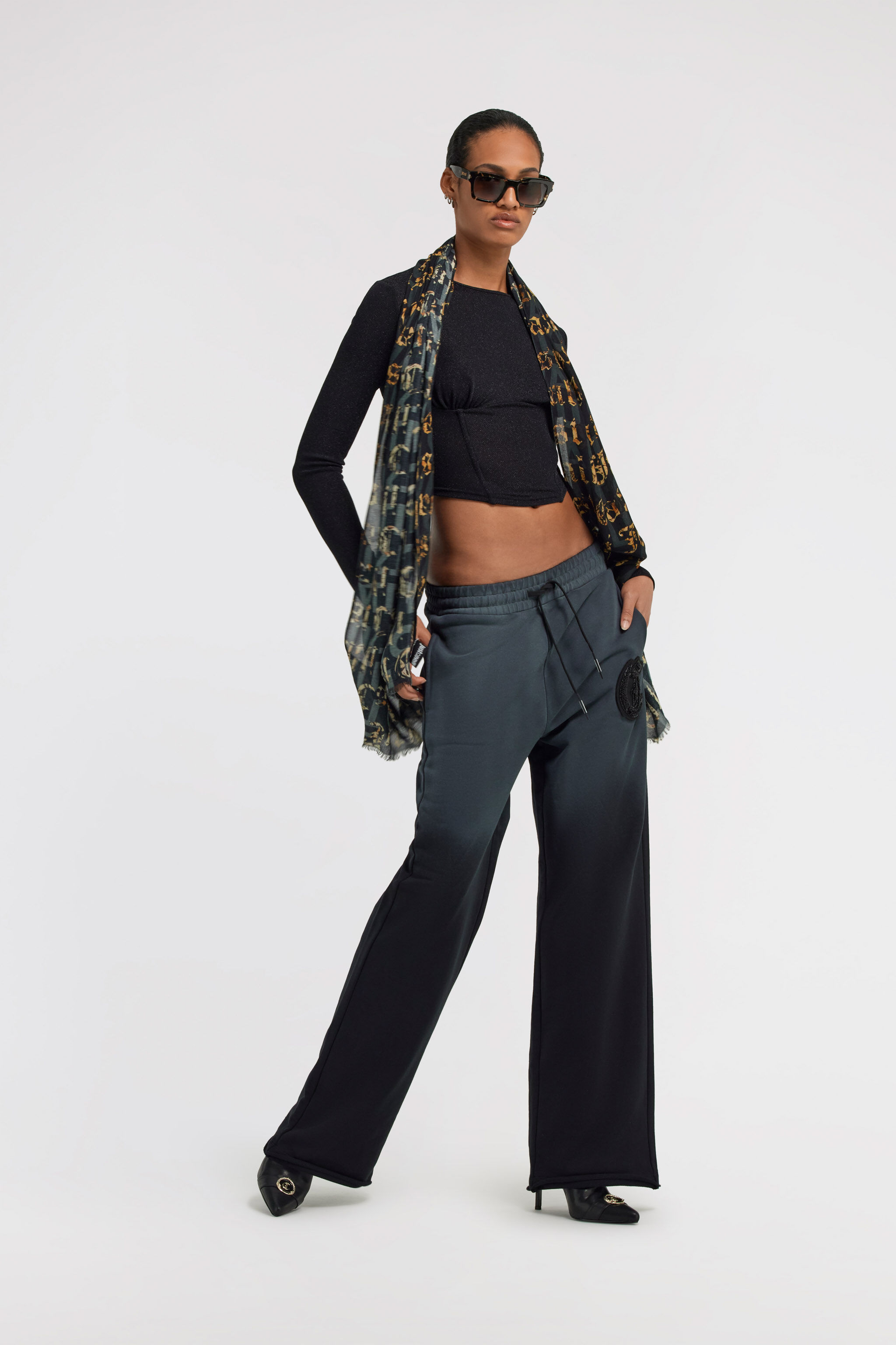 JC Just Cavalli Pants Black TFT076-TF105