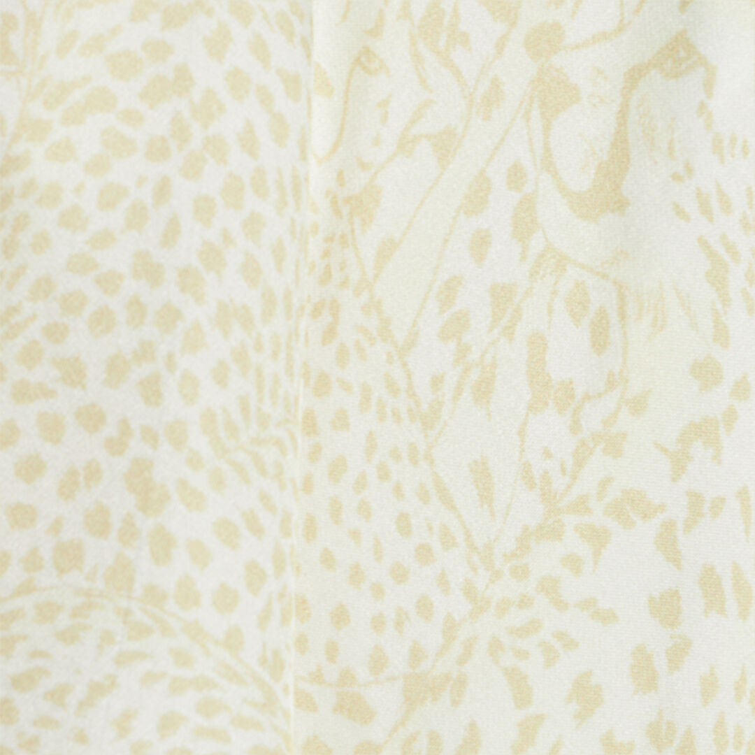 JU Dress With Cheetahs And Cheetah Skin IVORY UJT10J-6DO35