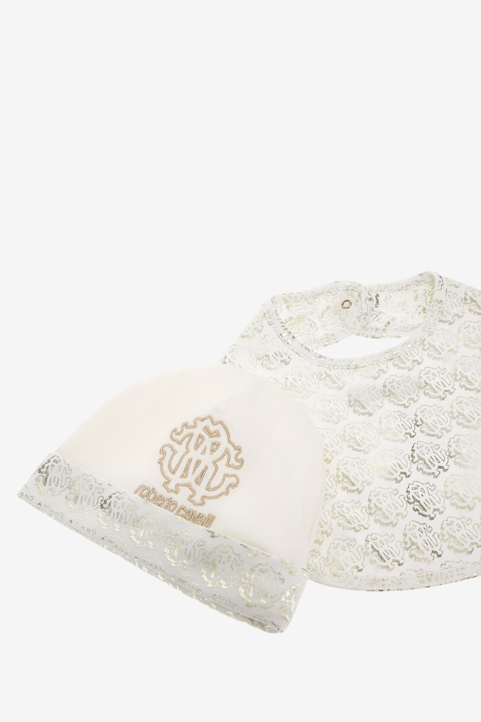 JU Set With Shimmering RC Monogram Platinum Gold SJT842-JD001