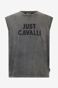 JC T-shirt Grigia Con Logo  BLACK WFT066-WF096