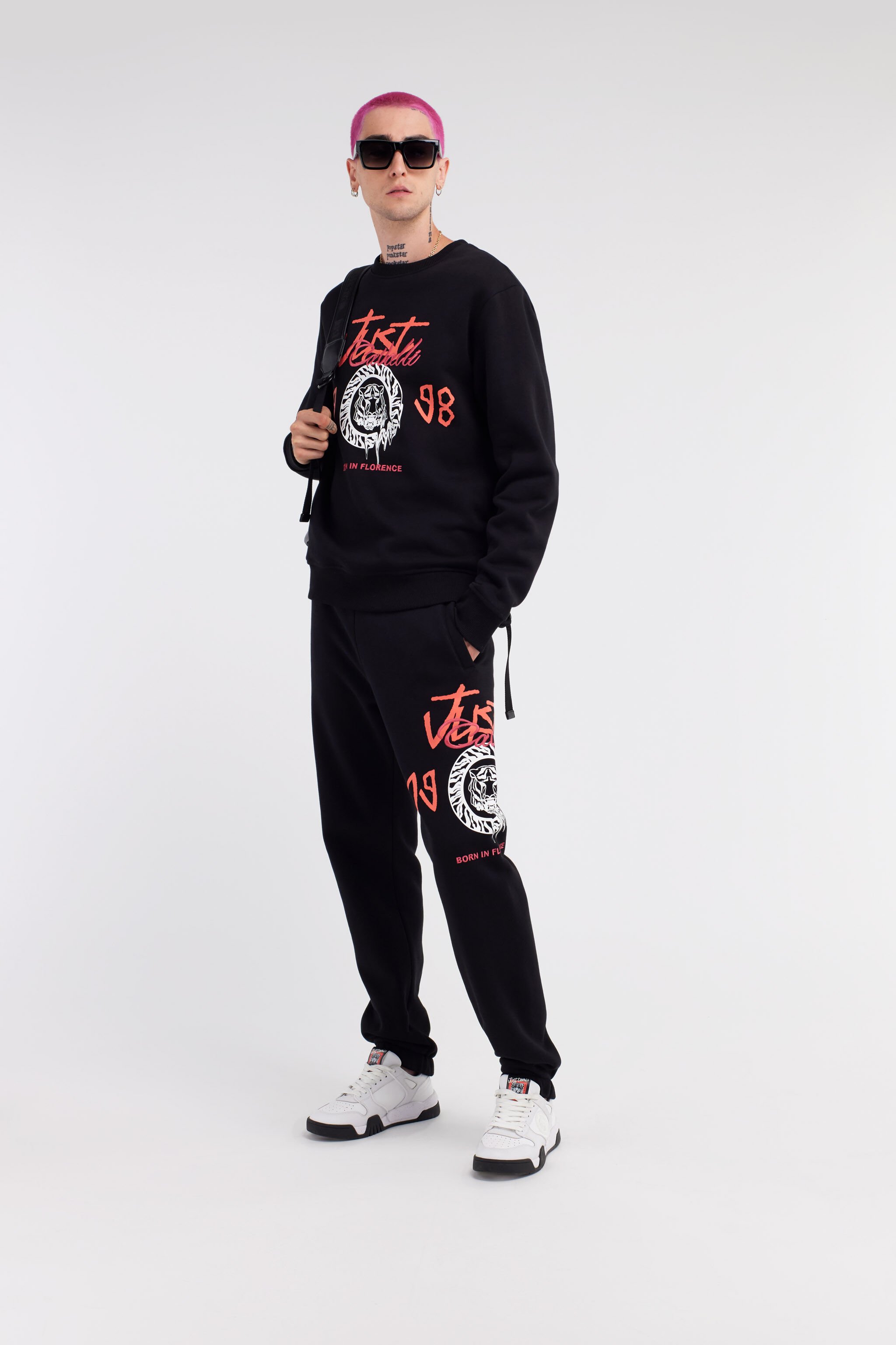 JC Just Cavalli Joggers Black RRT888-RR116
