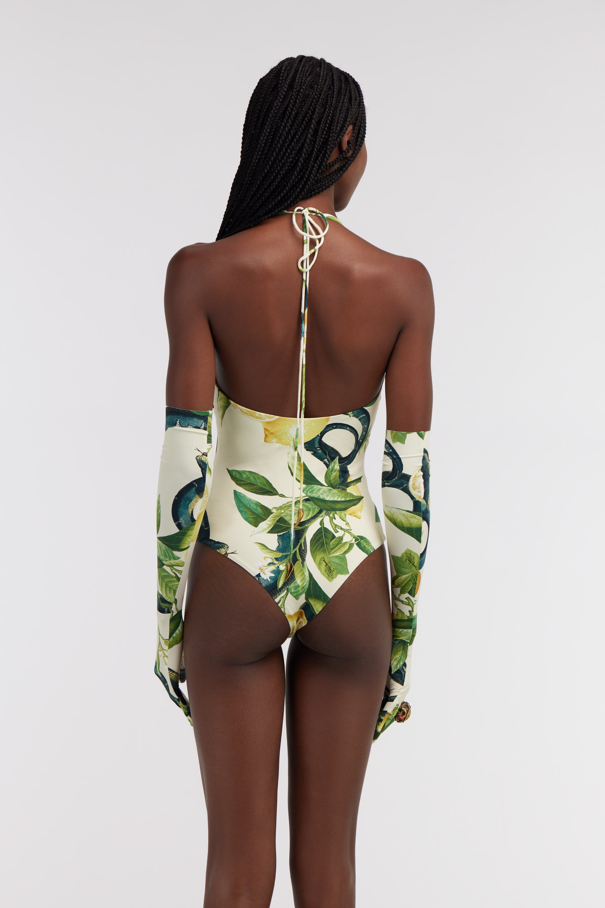 RC Lemon print bodysuit Ivory SKT610-LNI89