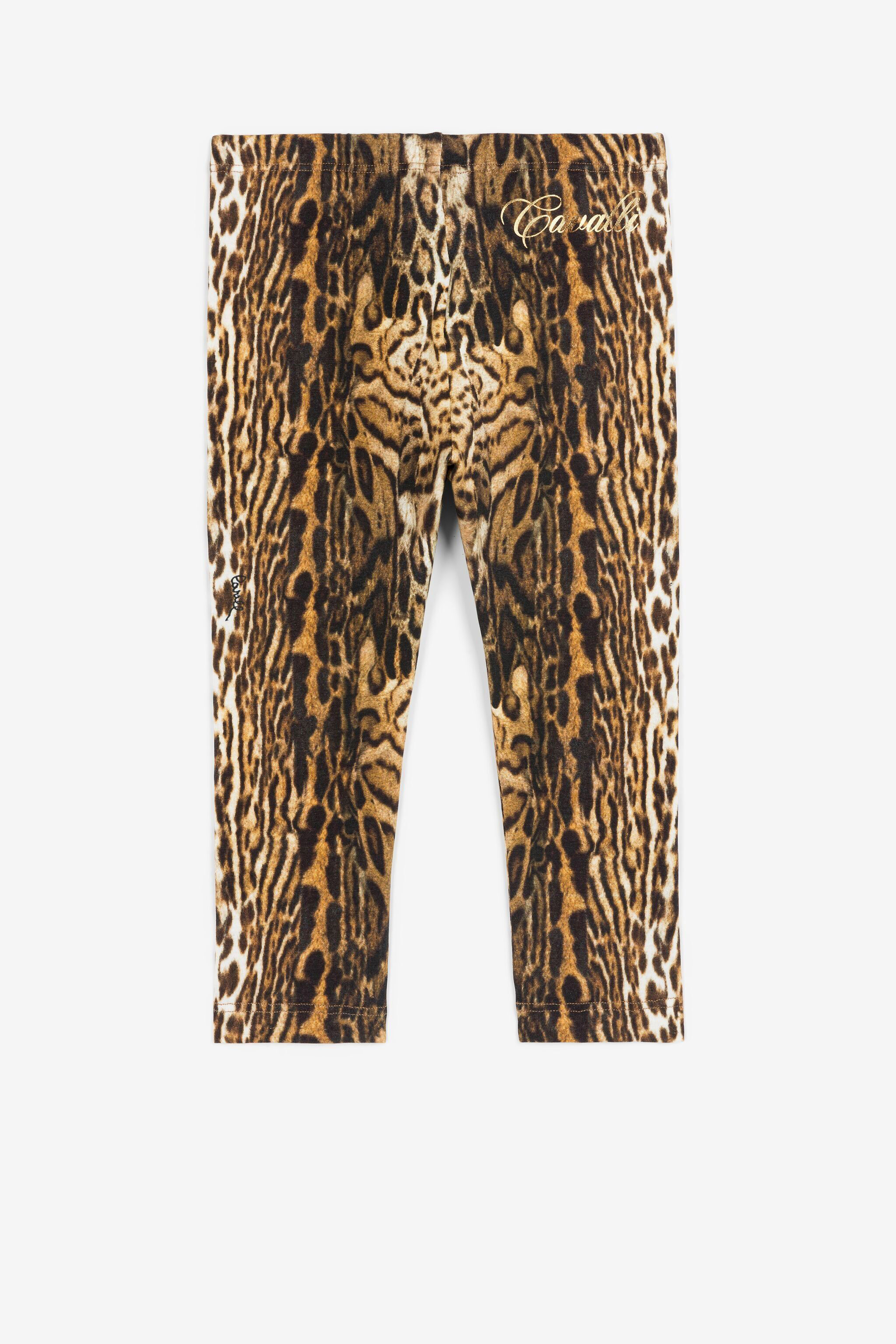 JU Ocelot-Print Leggings OCELOT PJT205-3PE27