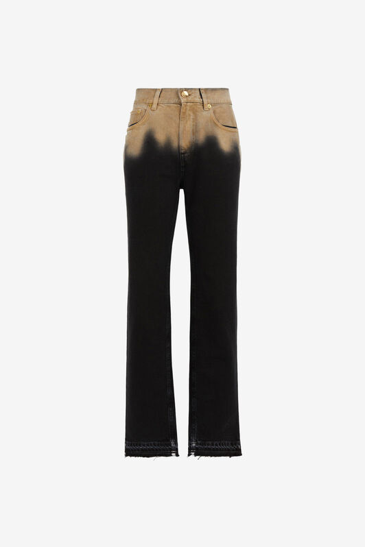 RC Jean boyfriend délavé à l'acide Noir NQJ209-DE016
