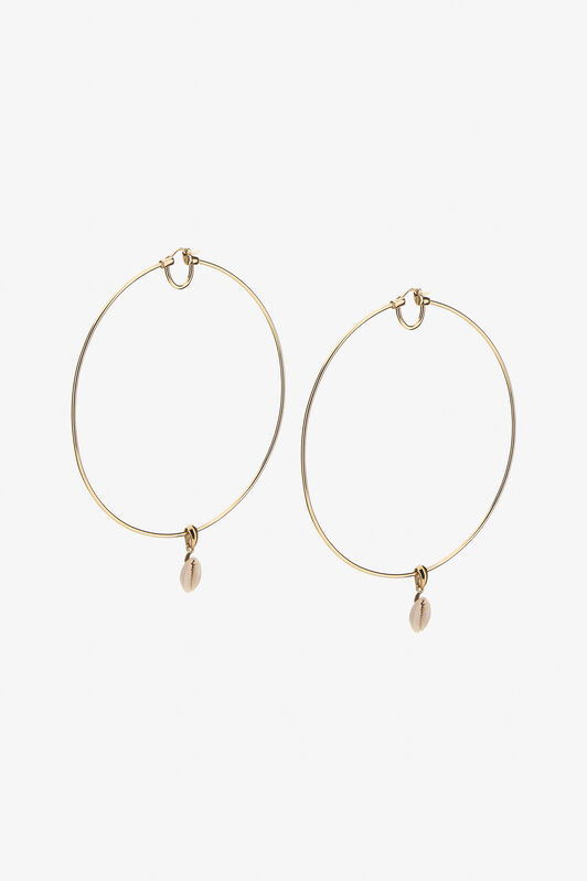 RC Earrings with shell Oro SWG006-AM130