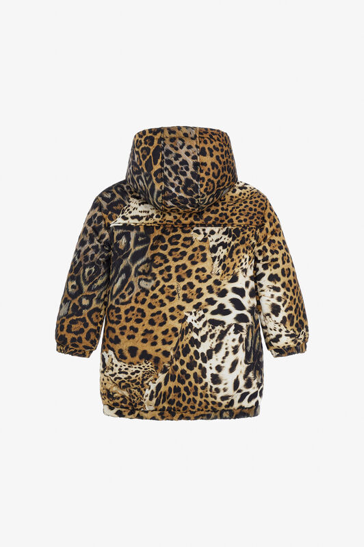 JU Oberbekleidung mit Jaguarfellmuster Hellbraun TJT42C-5RM10