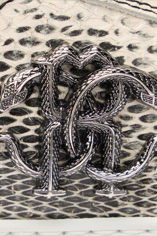 RC Sneakers With Cobra Print Ivory URS063-PZU07