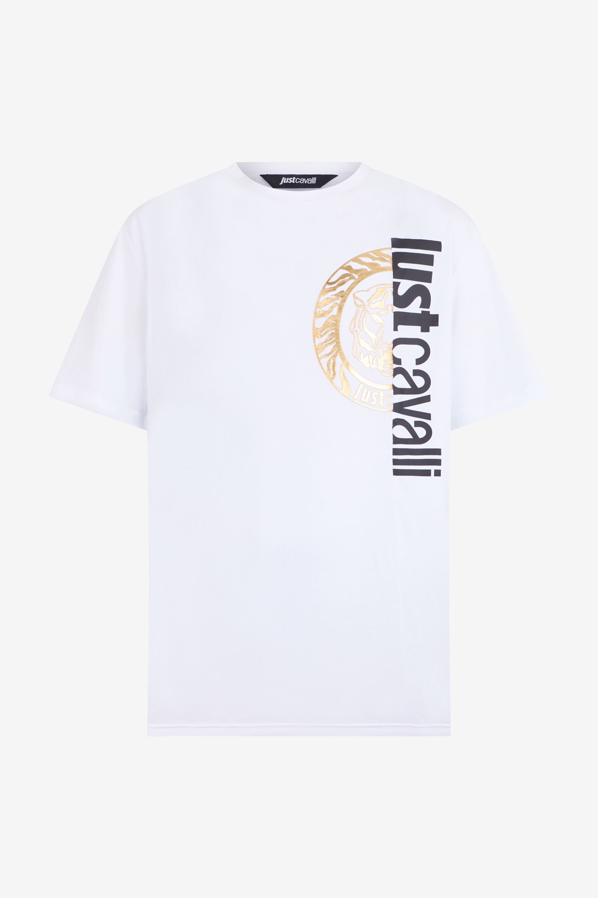 JC White T-Shirt with Logo WHITE Q61255-Q0158