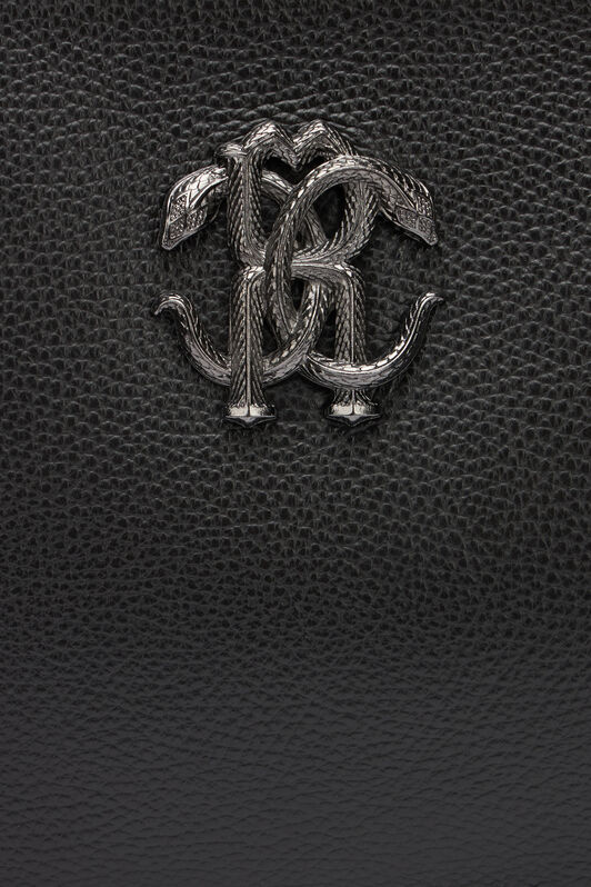 RC Black Pouch With Monogram RC RC Black Pouch With Monogram RC BLACK QOB00E-PZO37