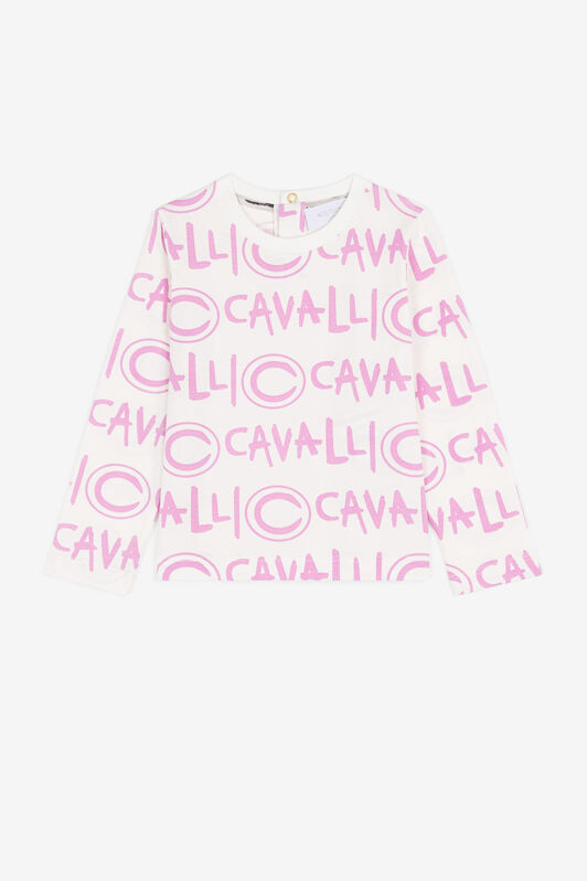 JU Logo-Print T-shirt JU Logo-Print T-shirt Rose NJT644-JMC59