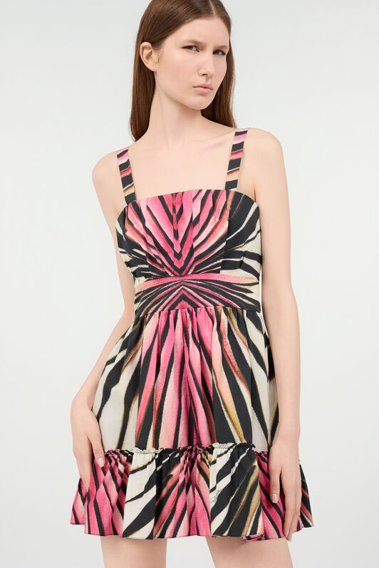RC Dress With Ray Of Pink Print Pink VKT106-RLM33