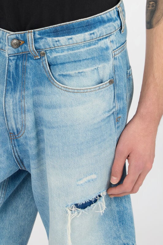 JC Blue Denim Bermuda Shorts INDIGO WFT025-WF052