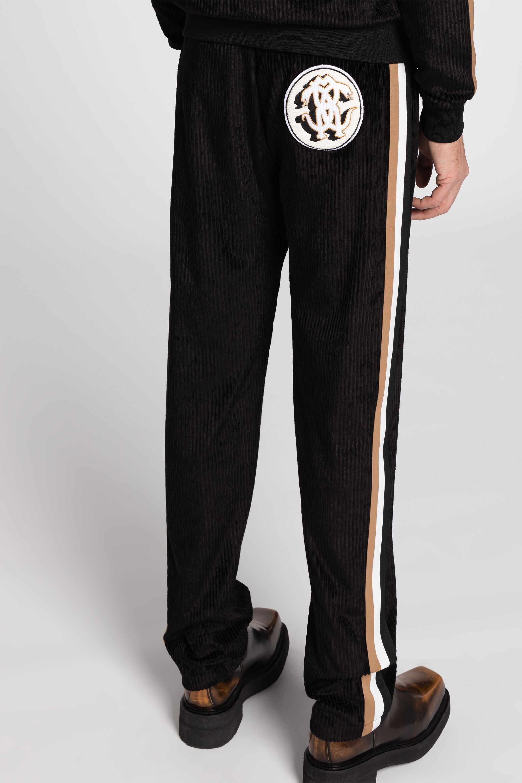RC Mirror Snake-Patch Track Pants Black RRT25L-VL220