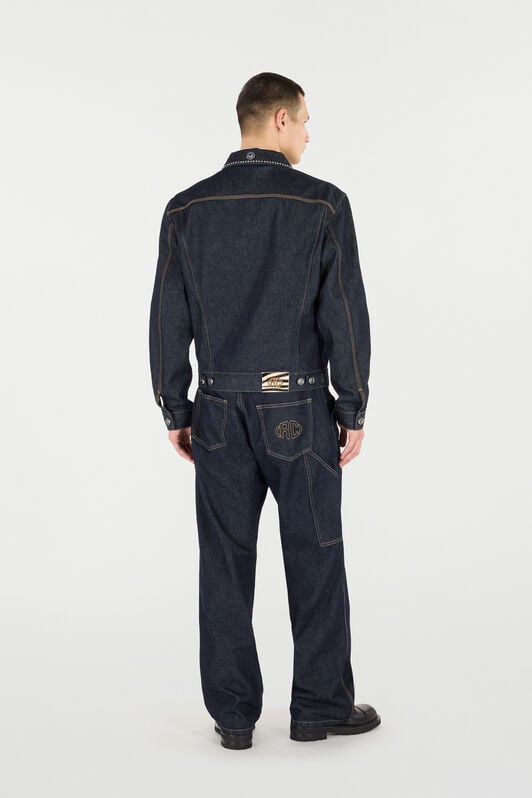 RC Denim Jacket with Studs and Stones Dark blue VRJ476-VT025
