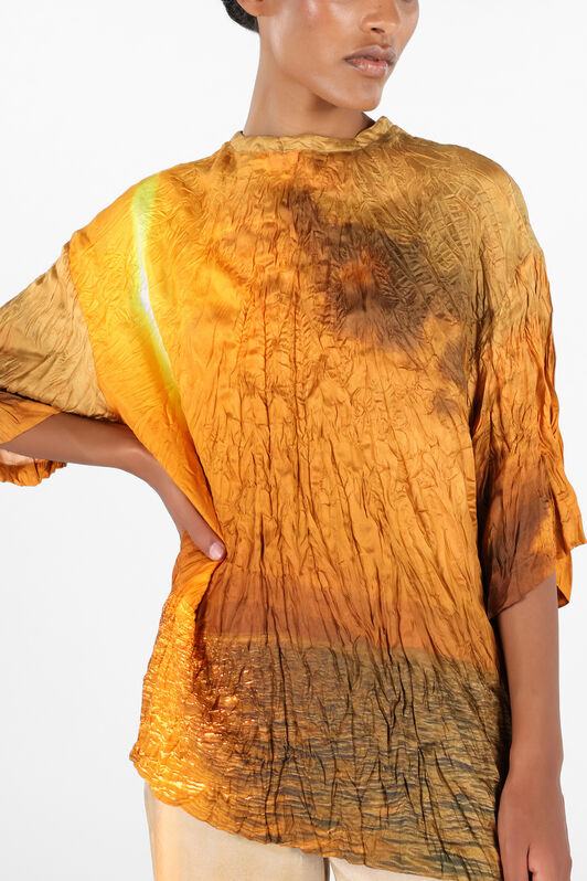 RC T-shirt Stampa Sunset Arancione UWT610-4QN97