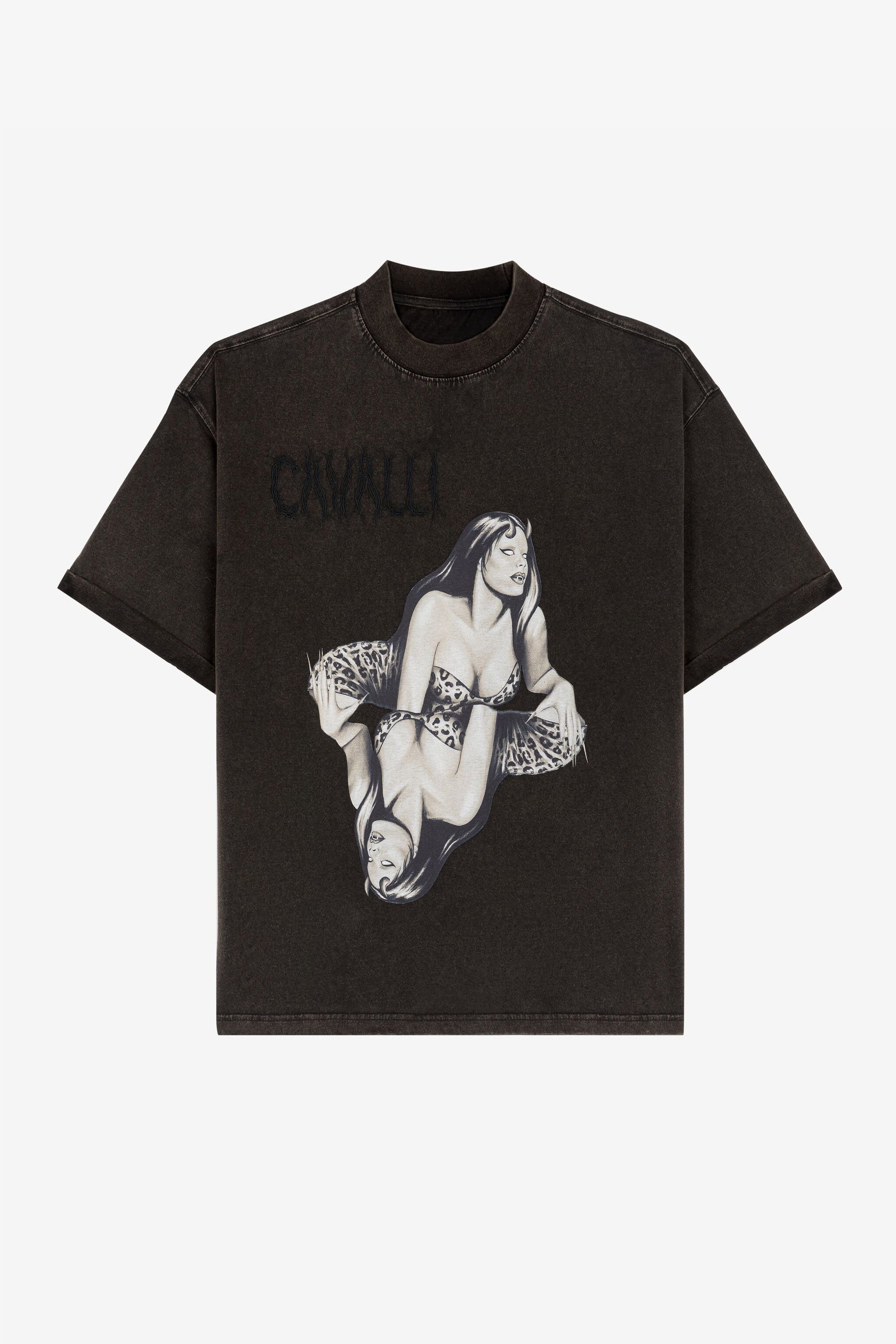 RC Graphic-Print T-shirt Black RRT62K-JD555