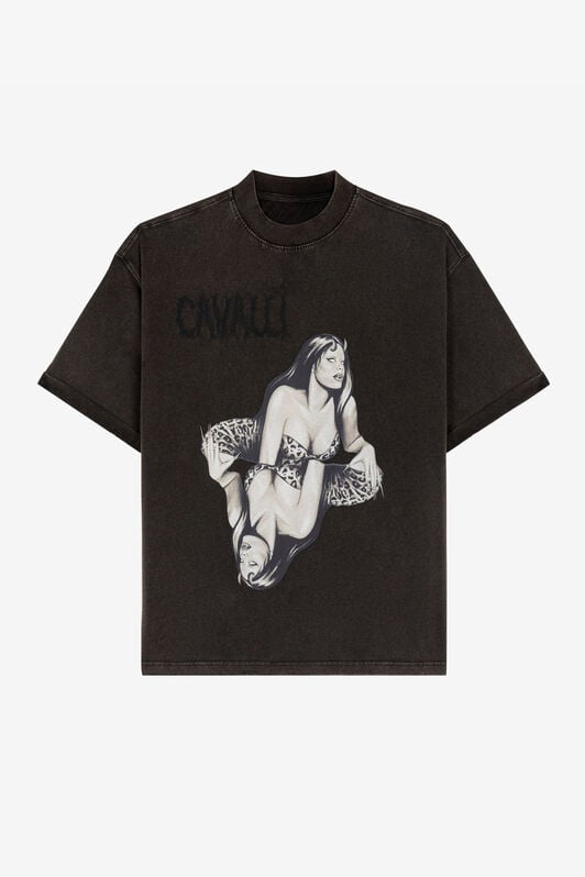 RC Graphic-Print T-shirt RC Graphic-Print T-shirt Black RRT62K-JD555
