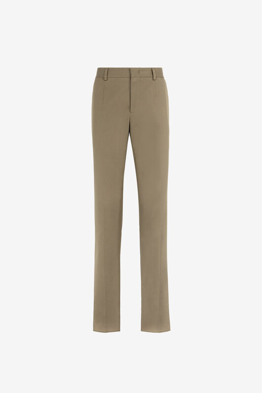 RC Tiger Tooth Pleated Trousers RC Tiger Tooth Pleated Trousers KHAKI ORT211-FN063