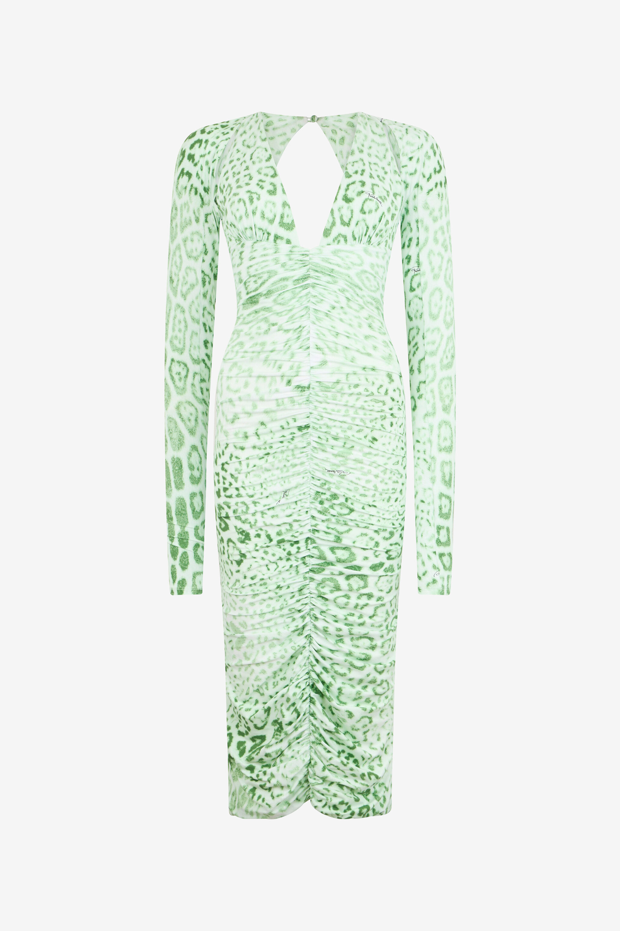 RC Jaguar Mint Print Midi Dress PISTACHIO GREEN XQT123-LNT23