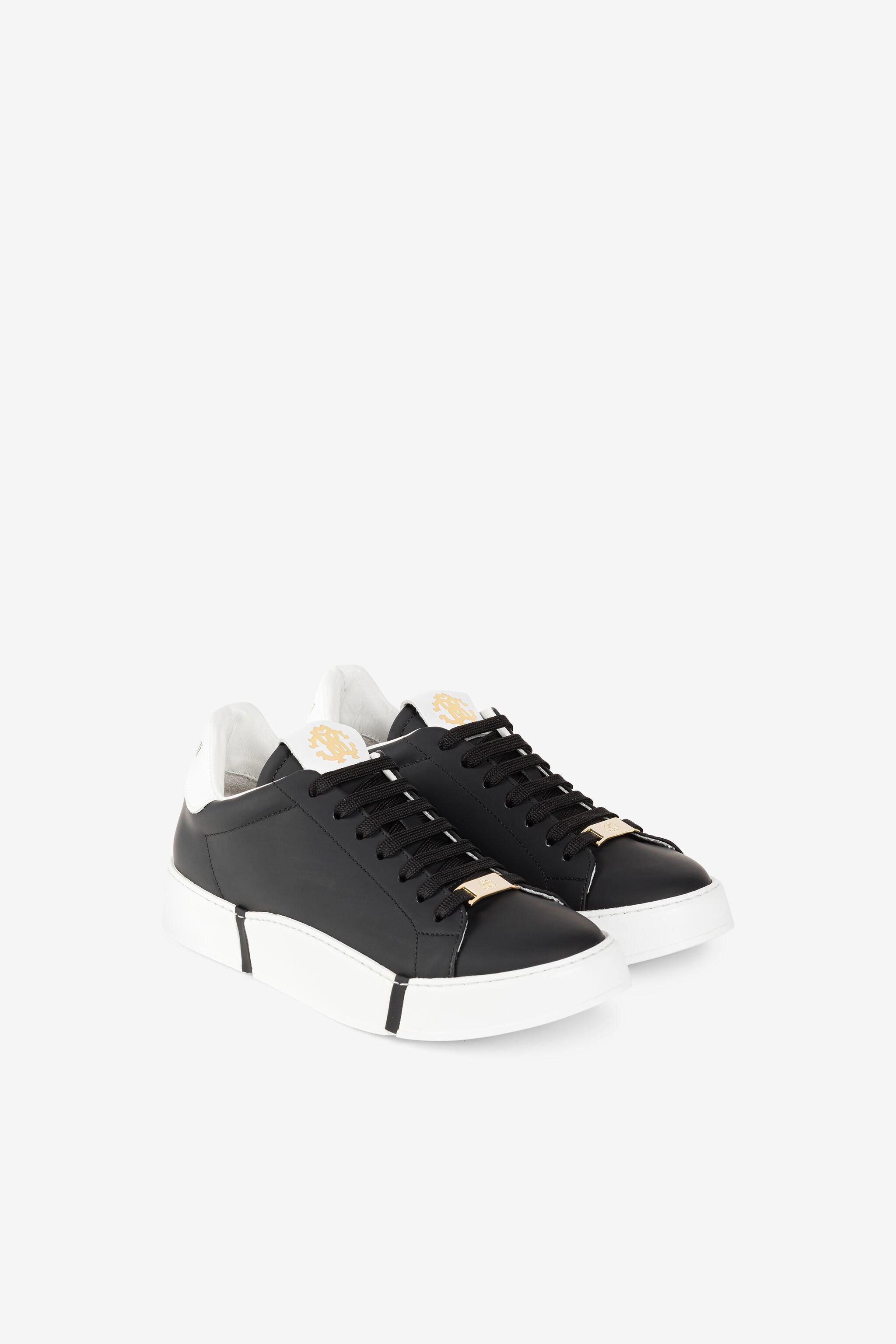 RC Sneakers mit RC-Monogramm Schwarz JSS01B-PZ085