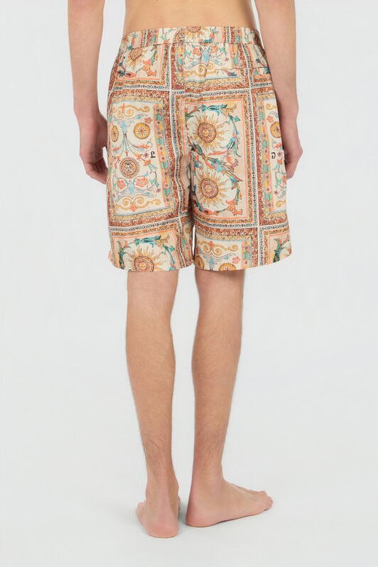 JC Bermuda-Badeshorts Mit Persian Tarot Print JC Bermuda-Badeshorts Mit Persian Tarot Print 744 BEIGE + 217 AZZU WFT137-WF195