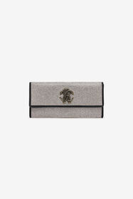 ${brand} Pochette Con Cristalli E Monogram Mirror Snake ${colorDescription} ${masterID}