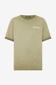 RC Green T-Shirt with Back Snake Print MILITARY GREEN SOT60B-JD005