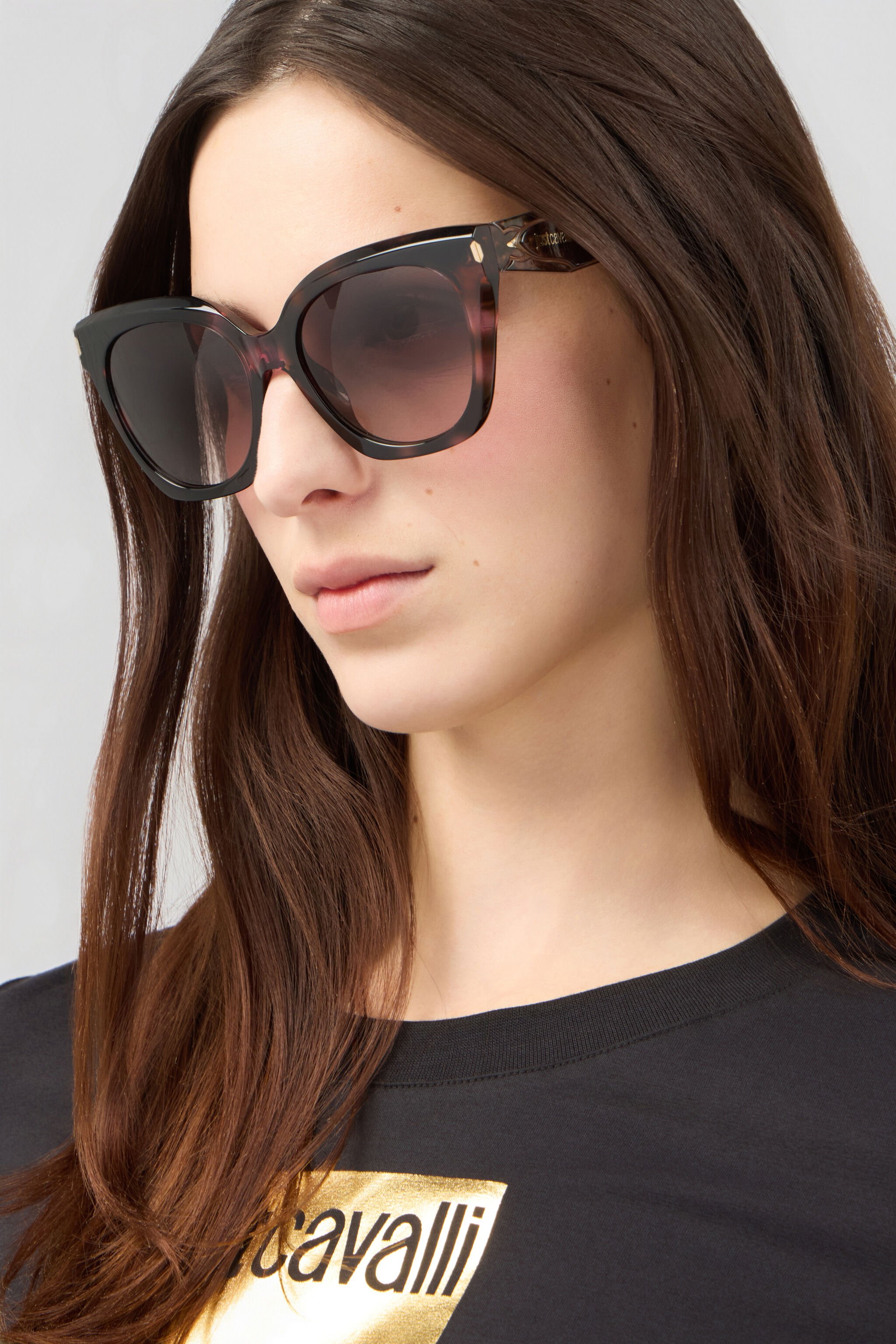 JC Wide and trendy feminine front BROWN/PINK HAVANA VALD26-ID268