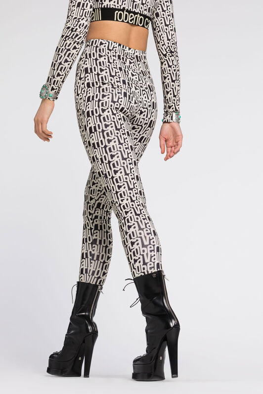 RC Leggings con logo RC Leggings con logo Nero/Bianco RKT25A-LNH82