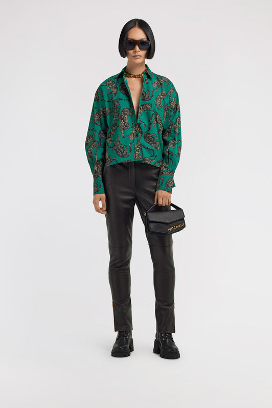 JC Just Cavalli Shirt Vert TFT124-TF189