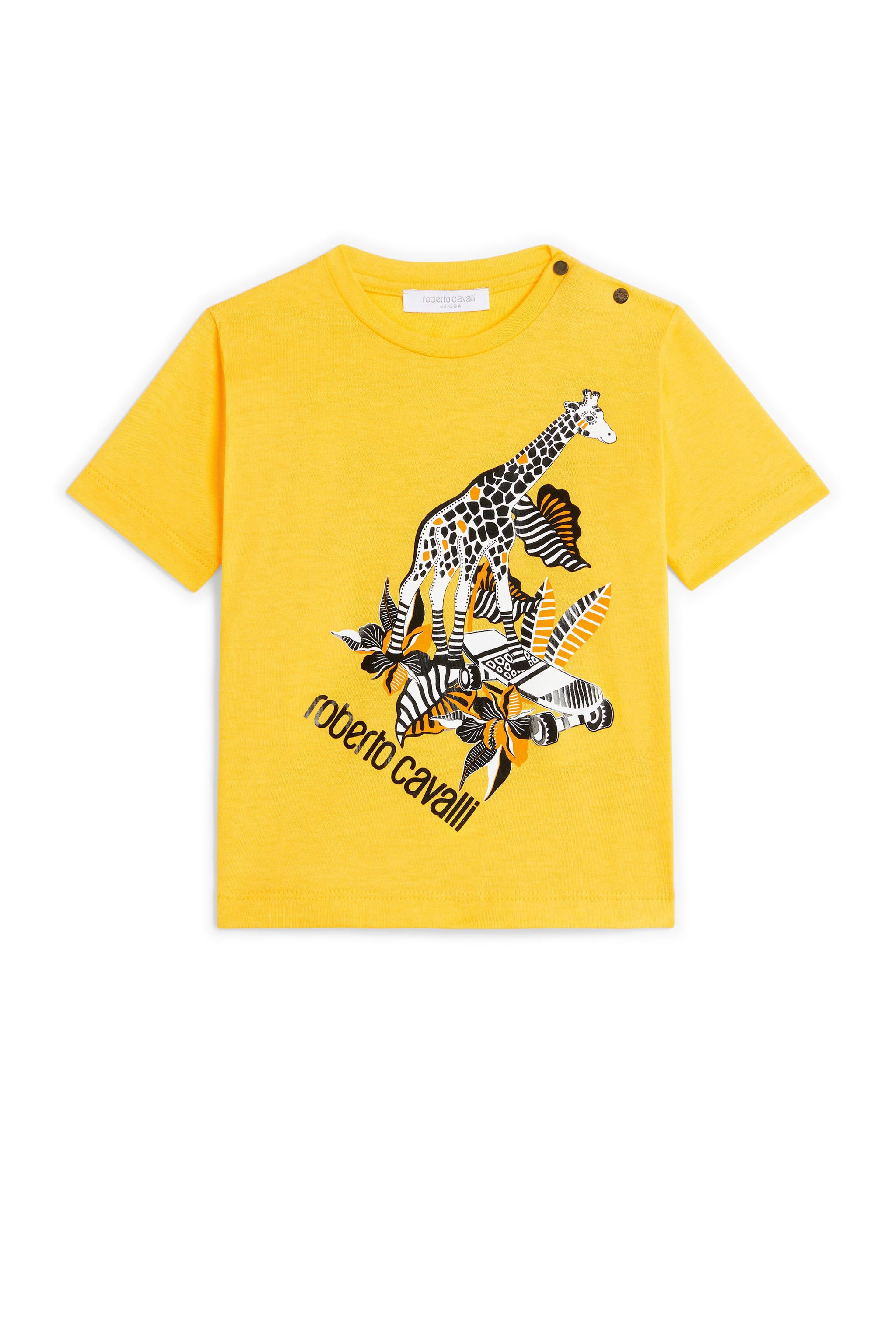 JU T-shirt con stampa Tiger Skater DANDELION MJT61A-JV025
