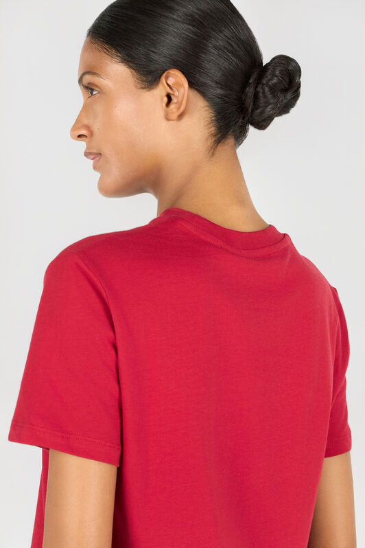JC Woman Cotton T-Shirt Rouge RKT864-RK370