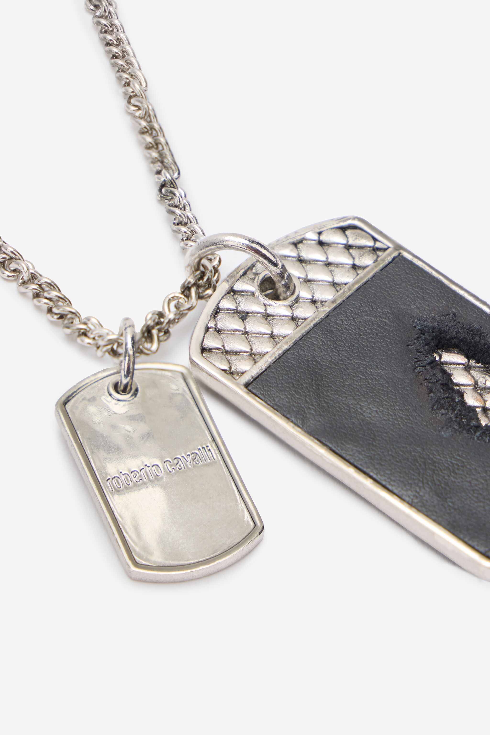 RC Collana Con Catenina E Doppio Ciondolo Argento VRG005-AM007