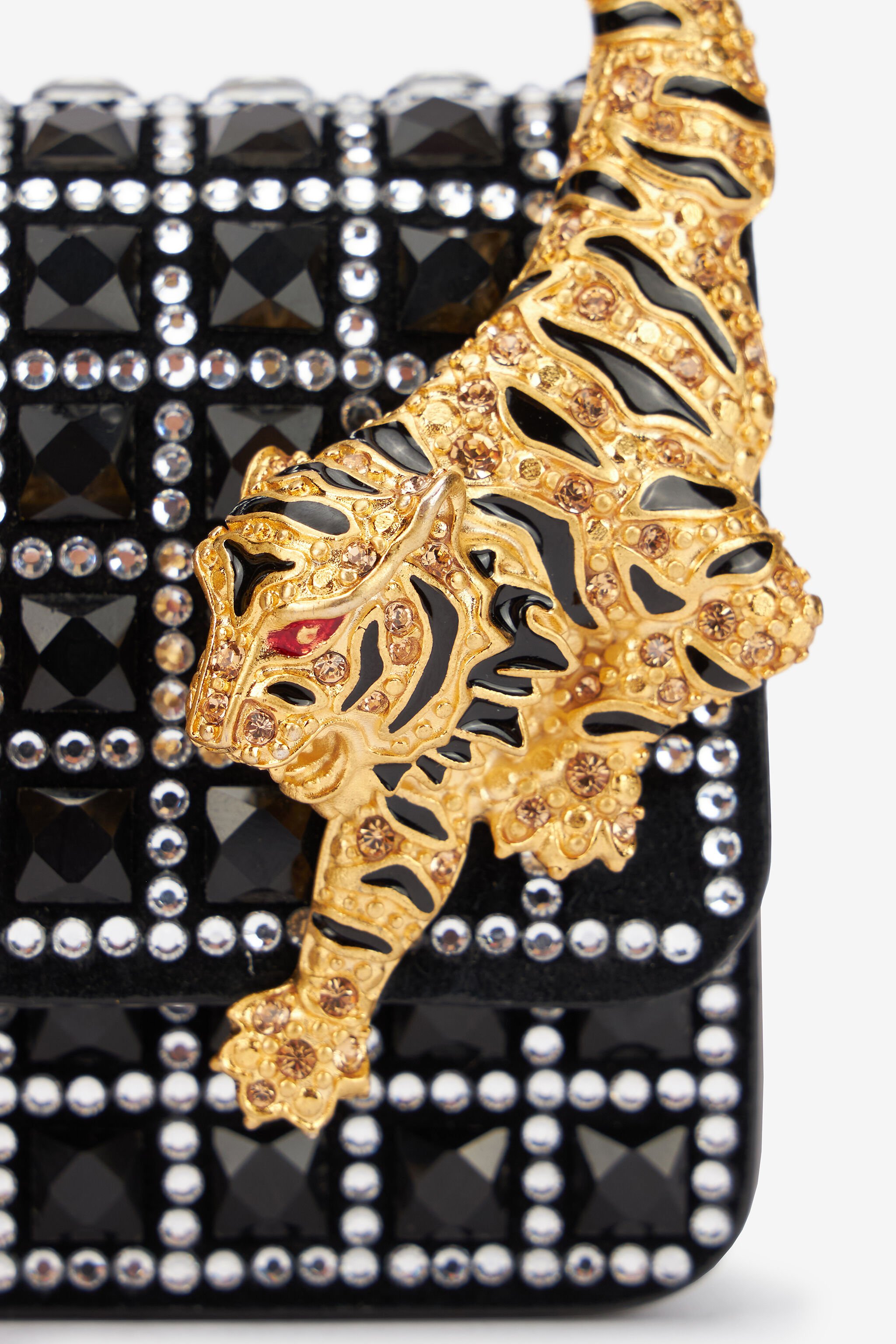 RC Roar Phone Case With Bejeweled Tigers Black UKA004-PC001