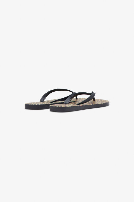 RC Infradito con Logo Marrone SRS062-ABL65