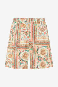 JC Bermuda-Badeshorts Mit Persian Tarot Print 744 BEIGE + 217 AZZU WFT137-WF195