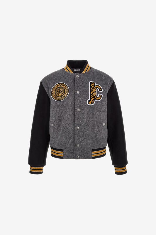 JC Just Cavalli Logo Bomber Grau RRT021-RR283