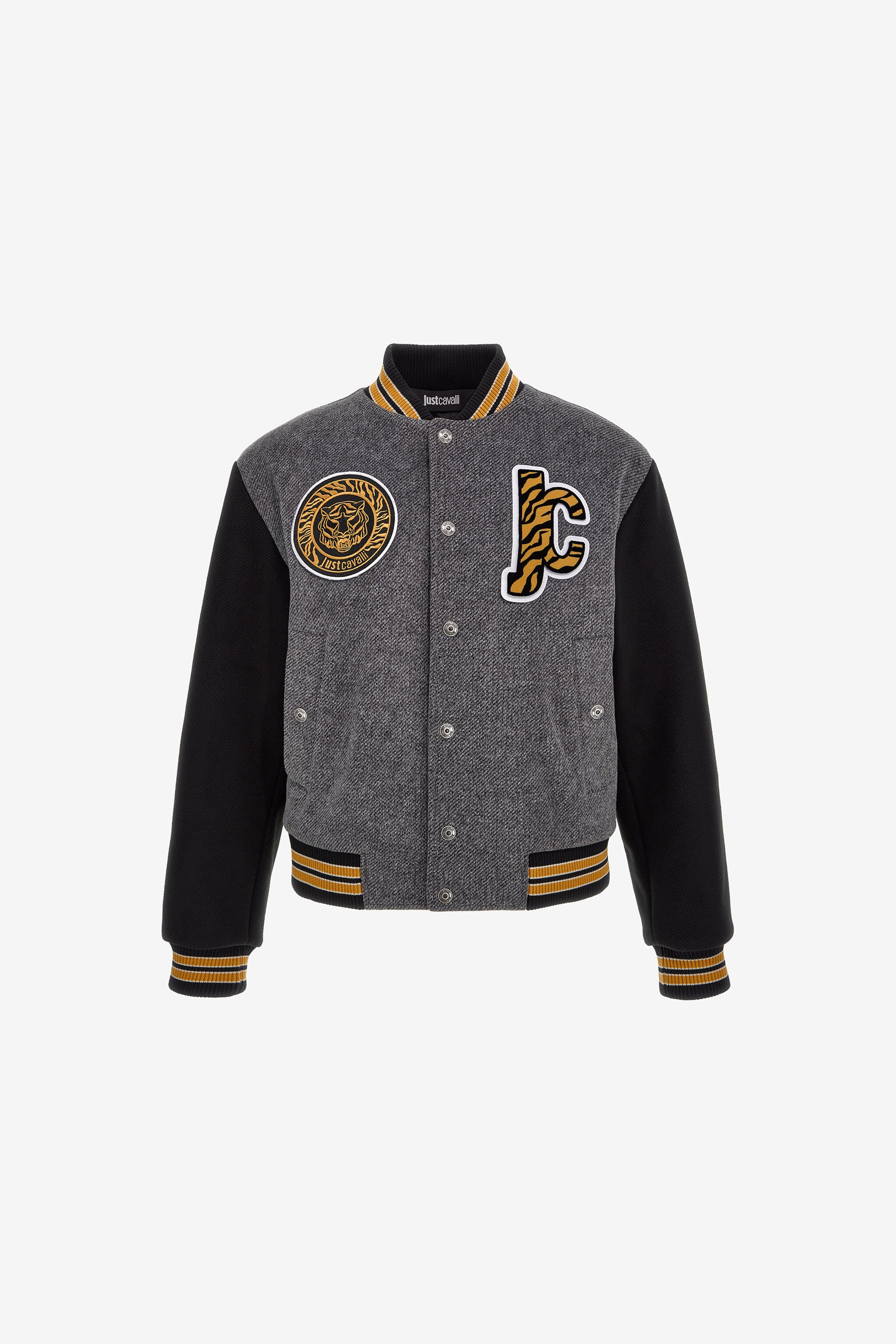 JC Just Cavalli Logo Bomber Grau RRT021-RR283