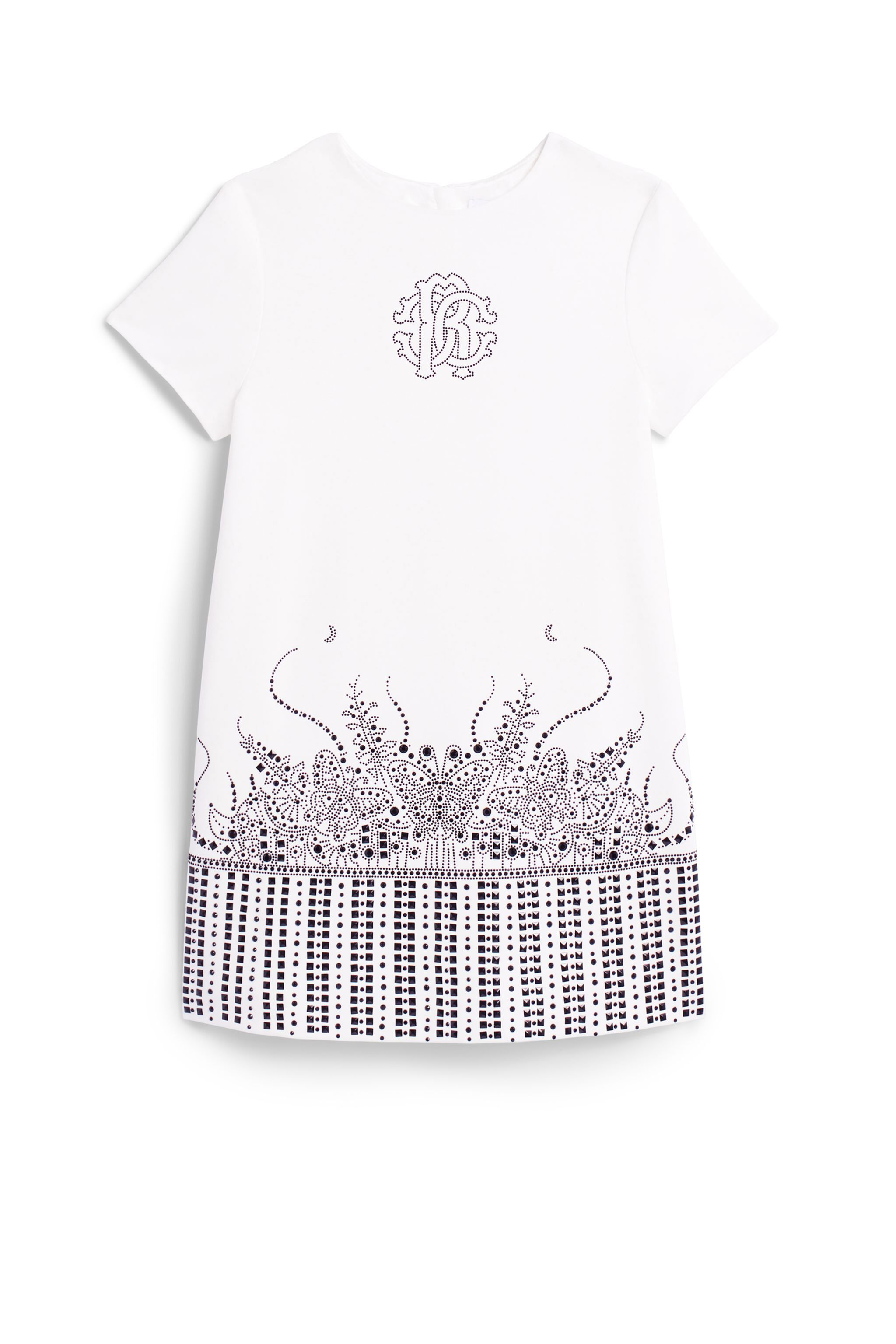 JU Embellished shift dress MILKY WHITE IJT132-JT023