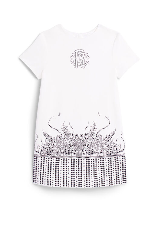 JU Embellished shift dress JU Embellished shift dress MILKY WHITE IJT132-JT023