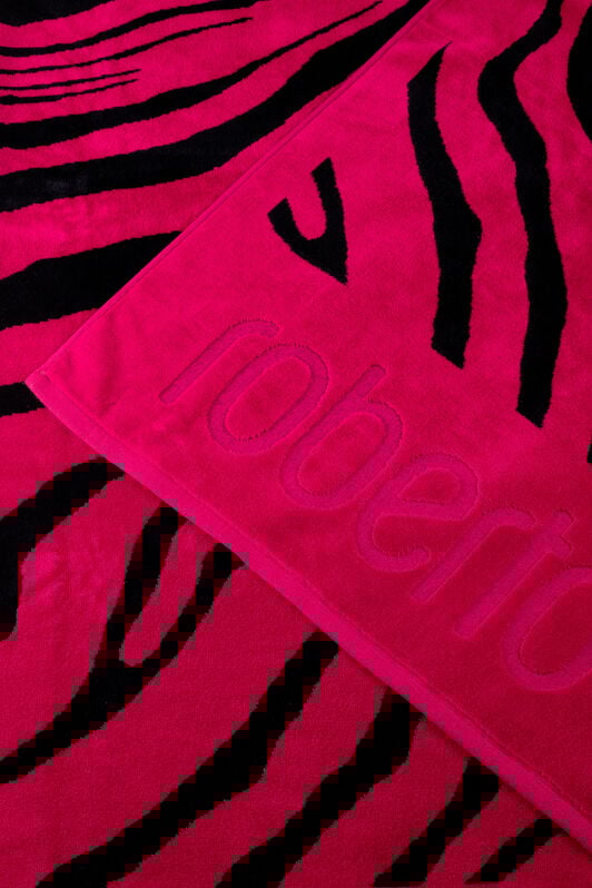 HO Strandtuch mit Zebra 2000-Print PINK UALH09-IH010