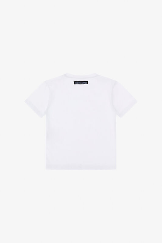JU T-Shirt mit RC-Logo Weiß TJT60F-JD001
