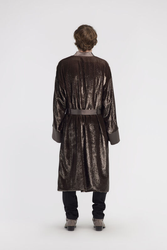 RC Giacca in velluto Marrone scuro RRT460-8R010