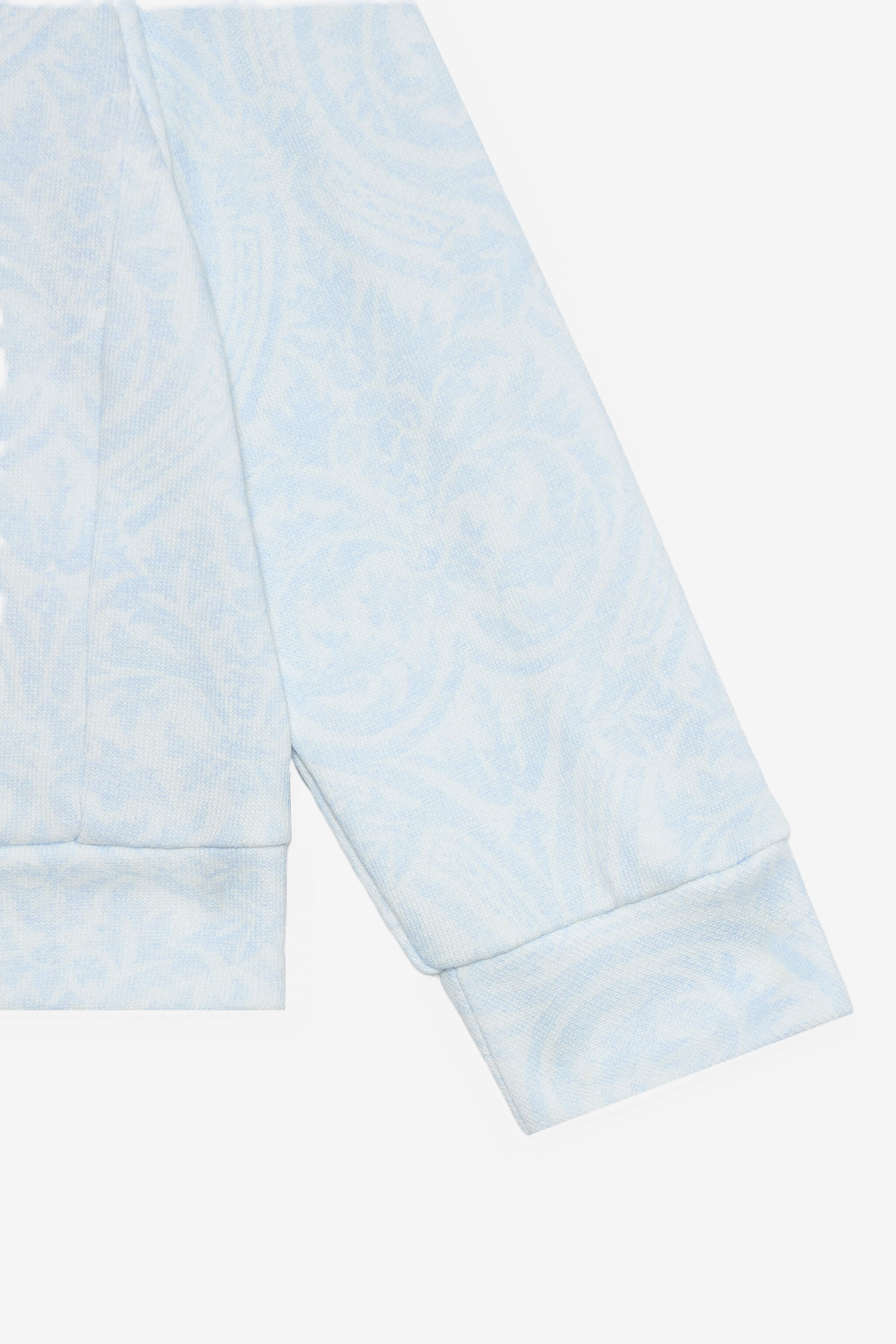 JU Baby Blue Sweatshirt with Floral Print BABY BLUE VJT694-5OP28