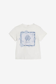 ${brand} T-Shirt Con Stampa Marina E Monogram RC ${colorDescription} ${masterID}