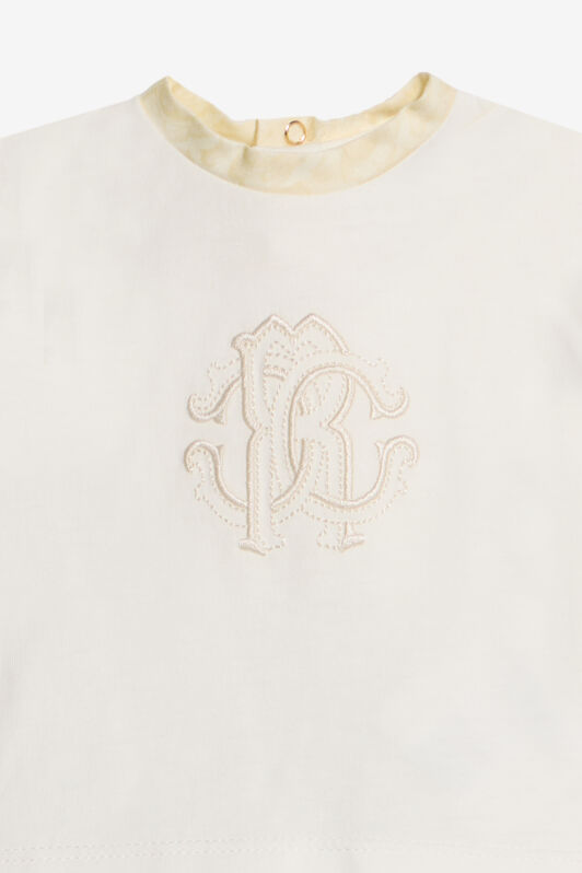 JU Monogram Zebra Print Cotton Set IVORY WJT809-JFR11